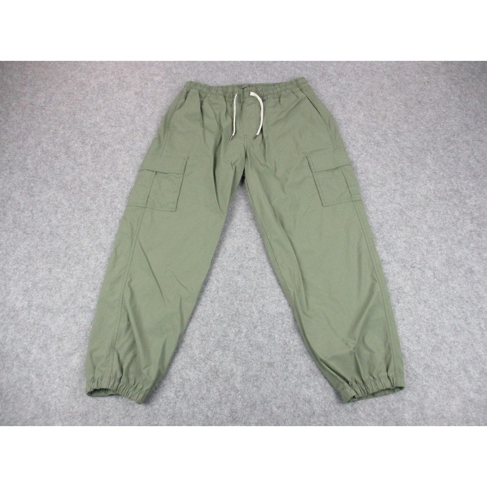 Vuori Pants Womens Large Green Birch Jogger Cargo Army Utility Drawstring
